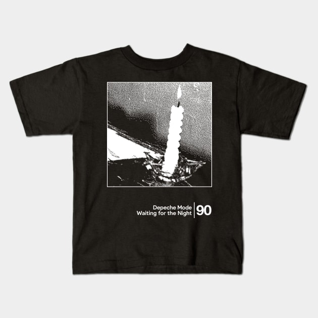 Waiting For the Night - Depeche Mode / Minimal Graphic Artwork Kids T-Shirt by saudade